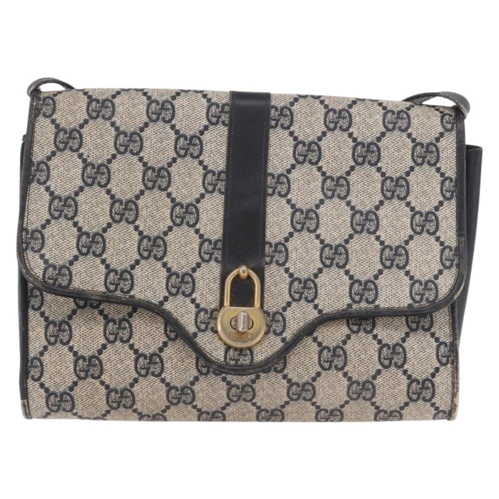 Gucci GG Supreme Shoulder Bag Blue